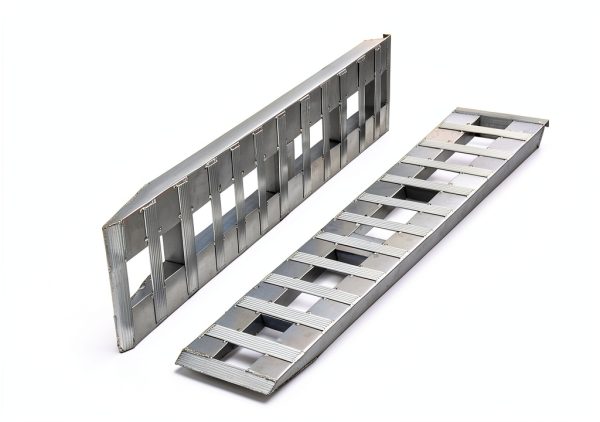 YITAMOTOR Aluminum Trailer Ramps Heavy Duty 6000lb-8
