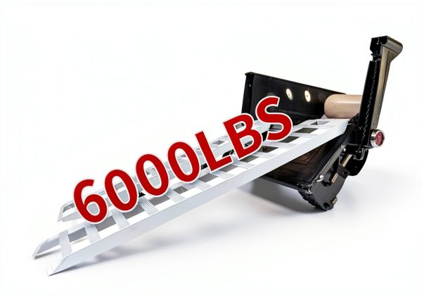 YITAMOTOR Aluminum Trailer Ramps Heavy Duty 6000lb-1