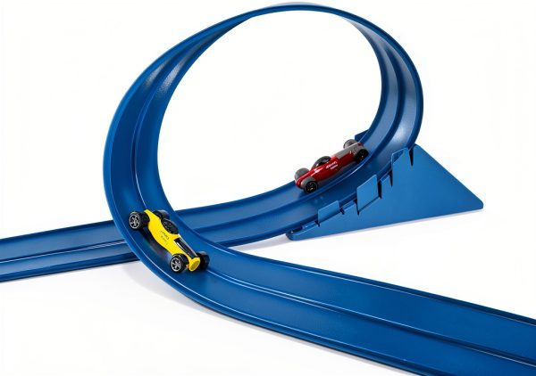 MJ Sports Blu Track Loading Ramp Kids Toy 8x6x5in-3