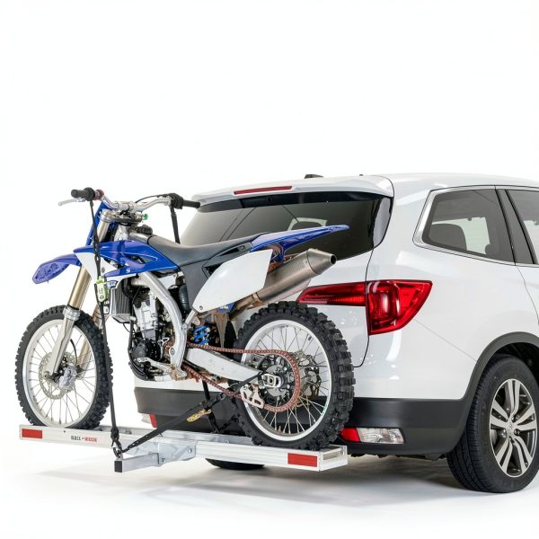 Black Widow Hitch Bike Ramp 400lb Aluminum-3