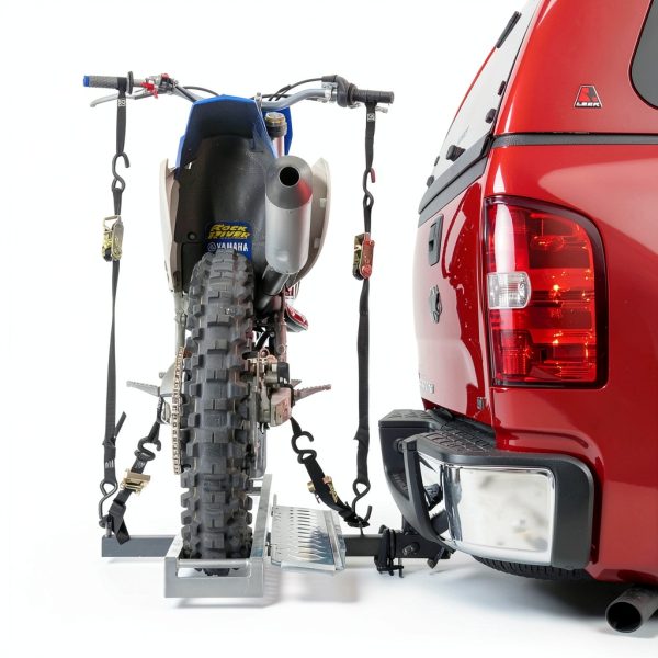 Black Widow Hitch Bike Ramp 400lb Aluminum-4