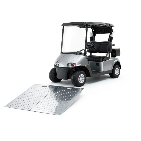 Lonsge Alloy Steel Shed Ramps for Riding Mowers-5
