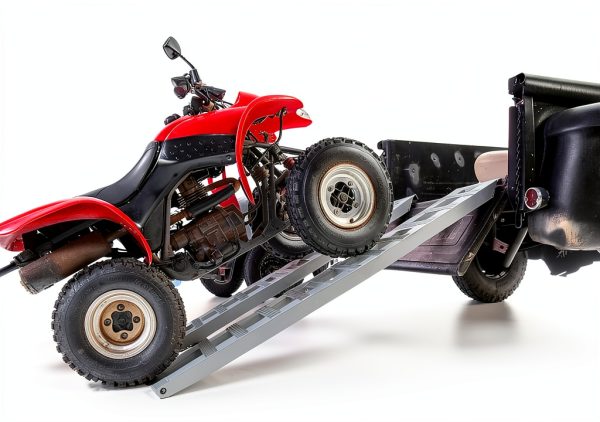 YITAMOTOR Aluminum Trailer Ramps Heavy Duty 6000lb-2