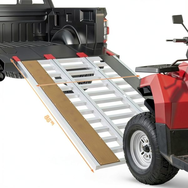 GarveeTech Loading Ramp Aluminum 1500lb Tri Fold-2