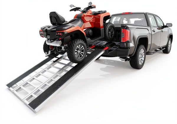 GarveeTech Loading Ramp Aluminum 1500lb Tri Fold-5
