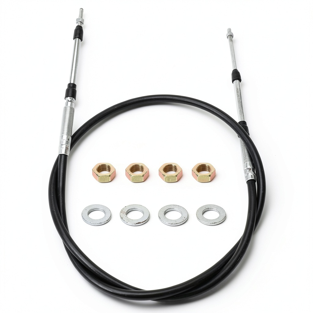 GNXFixt control cable installed in a dump truck hydraulic system