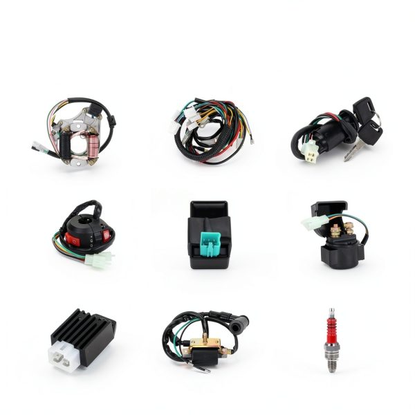 SHIQINHA PZ20 Wiring Harness for 4Stroke ATV Carburetor Kit-7