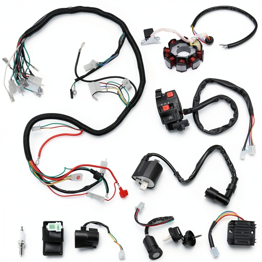 Installing Zreneyfex wiring harness on an ATV engine