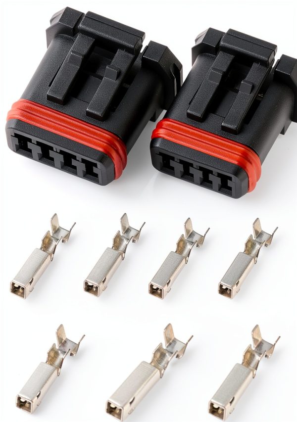 4 Pin Motorcycle Connector eMagTech Wiring Kit-0