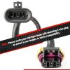 RED WOLF Can Am Maverick X3 Tail Light Wiring Harness-6