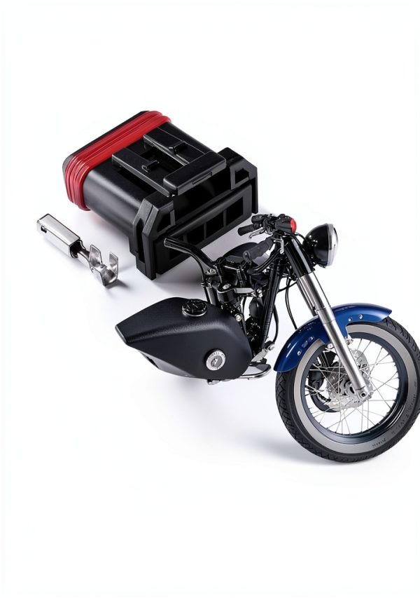 4 Pin Motorcycle Connector eMagTech Wiring Kit-1