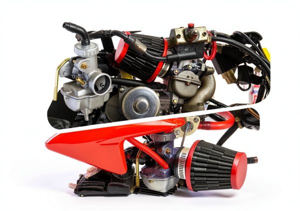 EOPOAYI PZ20 Carburetor Wiring Harness for 125cc ATV Aluminum Kit-2