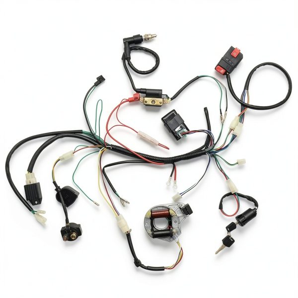 OTOHANS Automotive 110cc ATV Wiring Harness Kit with CDI and Relay-5