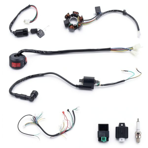 Electric Start Engine Wiring Harness OTOHANS Universal 49-125cc Kit-3