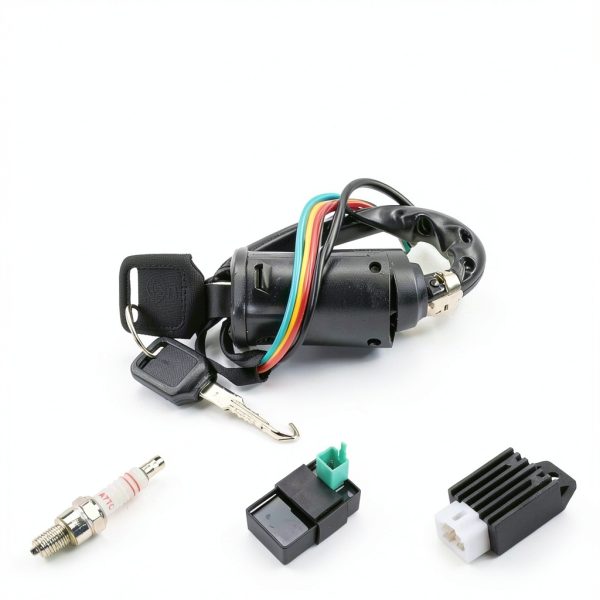 OTOHANS Automotive 110cc ATV Wiring Harness Kit with CDI and Relay-2