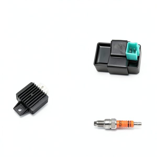 EOPOAYI 110cc ATV Wiring Harness Kit with Ignition Switch & Regulator-8