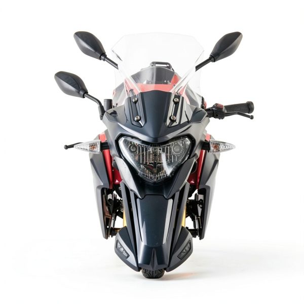 Motorcycle Windshield NOVSKI Front PC Plastic Windscreen 440mm x 330mm-3