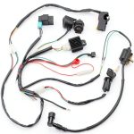 DKIIGAME Electric Start Wiring Harness for 50 125cc Quad ATV Kit-0