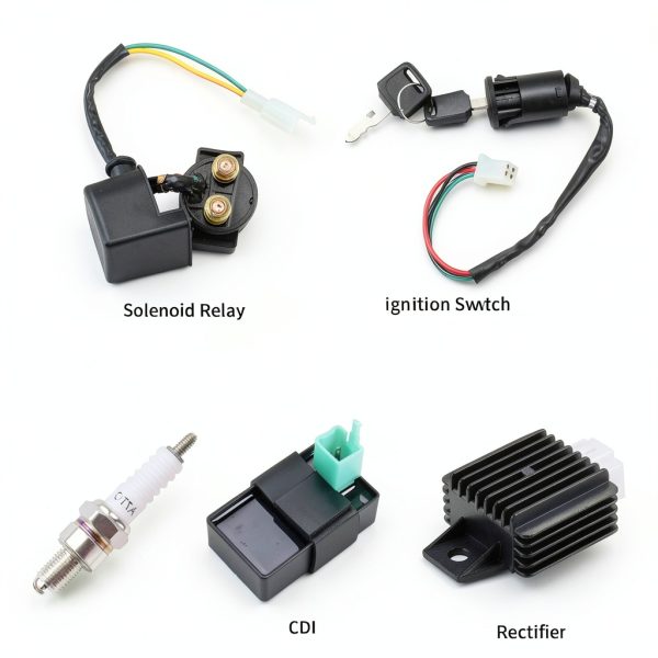 Electric Start Engine Wiring Harness OTOHANS Universal 49-125cc Kit-4