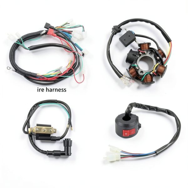 Electric Start Engine Wiring Harness OTOHANS Universal 49-125cc Kit-5