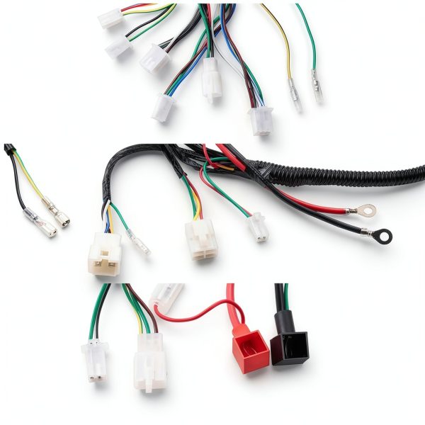 OTOHANS Automotive 110cc ATV Wiring Harness Kit with CDI and Relay-4