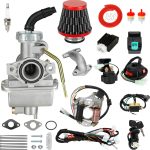 EOPOAYI PZ20 Carburetor Wiring Harness for 125cc ATV Aluminum Kit-0