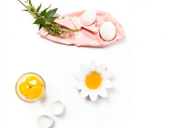 Egg Separator Peleg Design Daisy Plastic Egg White Yolk Divider White-1