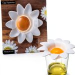 Egg Separator Peleg Design Daisy Plastic Egg White Yolk Divider White-0