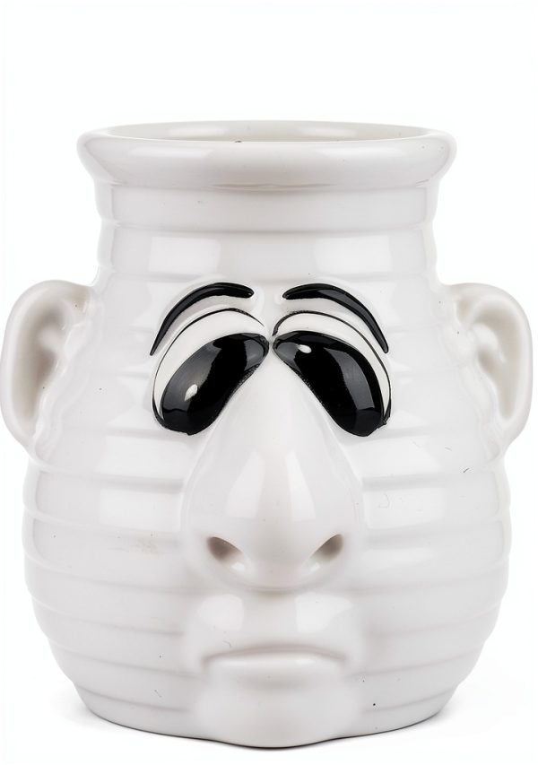 Funny Egg Separator Ceramic Mug EJOTSTSD – White Cartoon, Dishwasher-1
