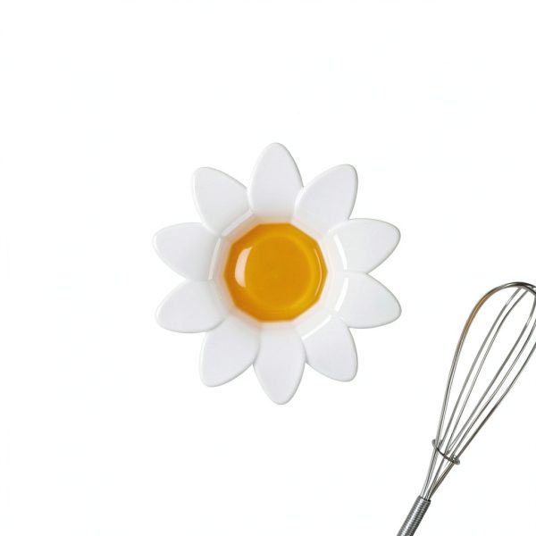Egg Separator Peleg Design Daisy Plastic Egg White Yolk Divider White-5