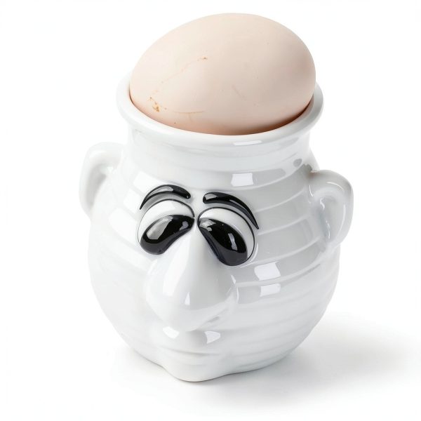 Funny Egg Separator Ceramic Mug EJOTSTSD – White Cartoon, Dishwasher-2