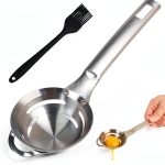 Stainless Steel Egg Yolk White Separator by BooMetCheer Six Hole Tool-0