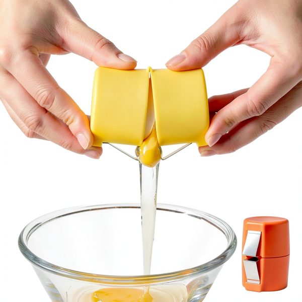 Egg Shell Opener Tenxuzon 3 Piece Steel Egg Separator with Grip-1