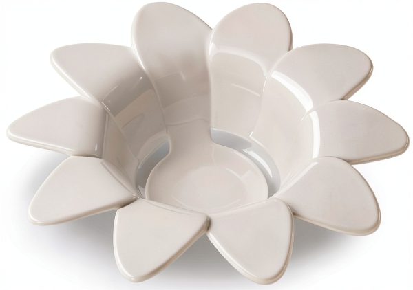 Egg Separator Peleg Design Daisy Plastic Egg White Yolk Divider White-3