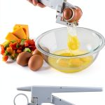 Egg Shell Opener WangCai Stainless Steel Kitchen Tool for Raw & Hard-0