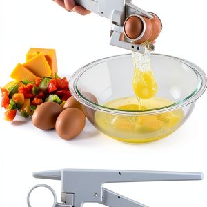 Egg Shell Opener WangCai Stainless Steel Kitchen Tool for Raw & Hard-0