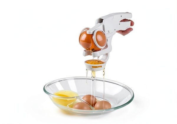 Egg Shell Opener WangCai Stainless Steel Kitchen Tool for Raw & Hard-1