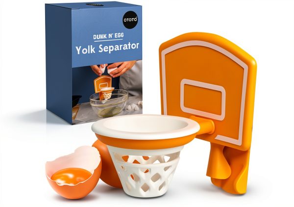 Egg Separator OTOTO Dunk N' Egg – Basketball Net Design, Dishwasher-0