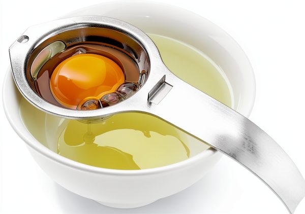Egg Separator Ytuomzi Stainless Steel Kitchen Gadget with Grip Handle-1