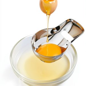Egg Yolk Separator Sretanj Food Grade Stainless Steel Manual Silver-0