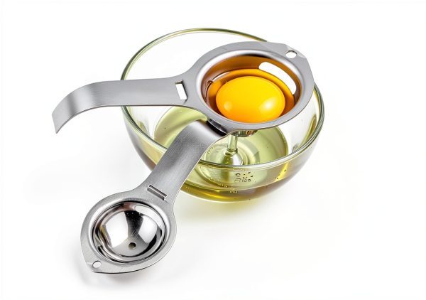 Egg Separator Ytuomzi Stainless Steel Kitchen Gadget with Grip Handle-4
