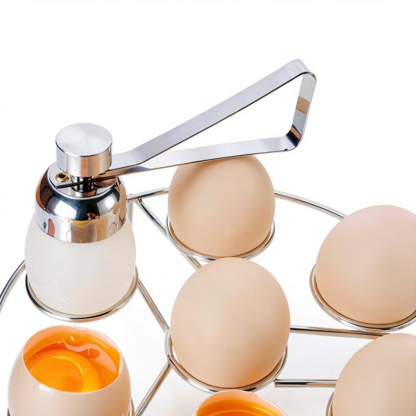 Egg Cracker Tool ZOKLU Stainless Steel Opener with Adjustable Effort-7