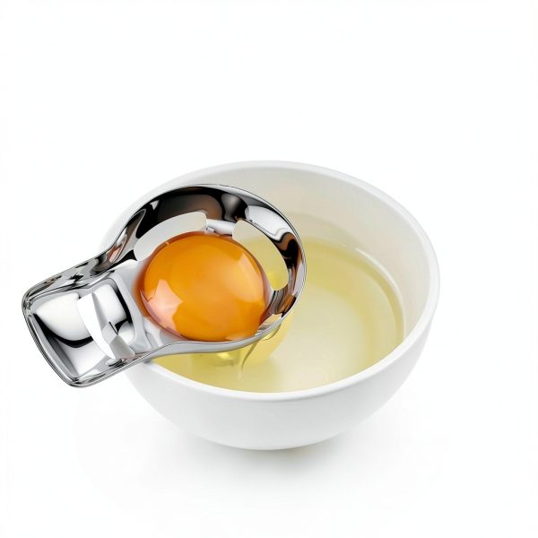Egg Yolk Separator Sretanj Food Grade Stainless Steel Manual Silver-1