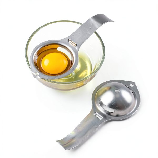 Egg Separator Ytuomzi Stainless Steel Kitchen Gadget with Grip Handle-2