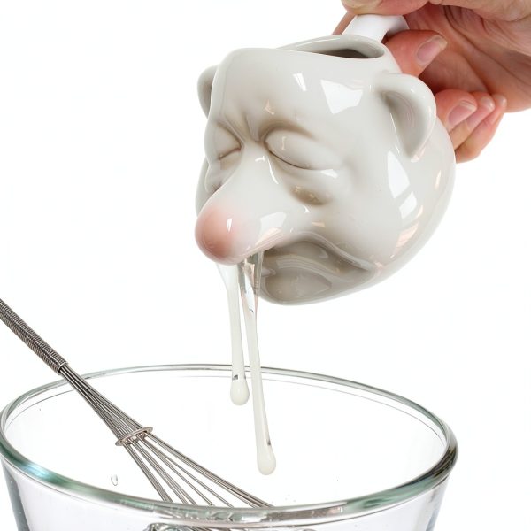Funny Egg Yolk Separator EJOTSTSD Ceramic Tool with Grip Handle-4