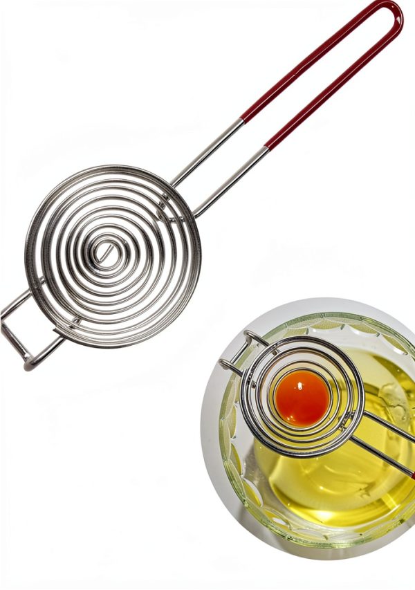 Stainless Steel Egg Separator by yuntop Handled Large Kitchen Gadget-3