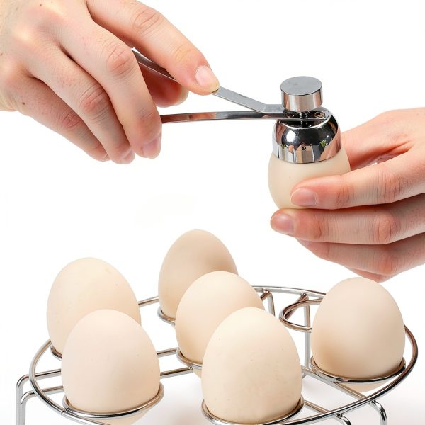 Egg Cracker Tool ZOKLU Stainless Steel Opener with Adjustable Effort-4