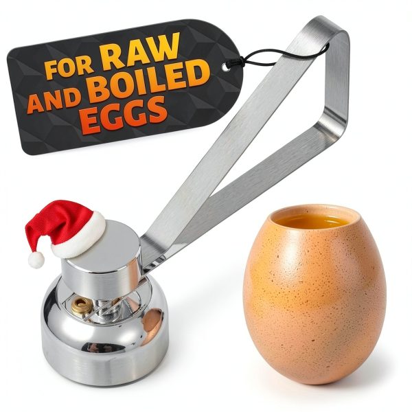 Egg Cracker Tool ZOKLU Stainless Steel Opener with Adjustable Effort-0