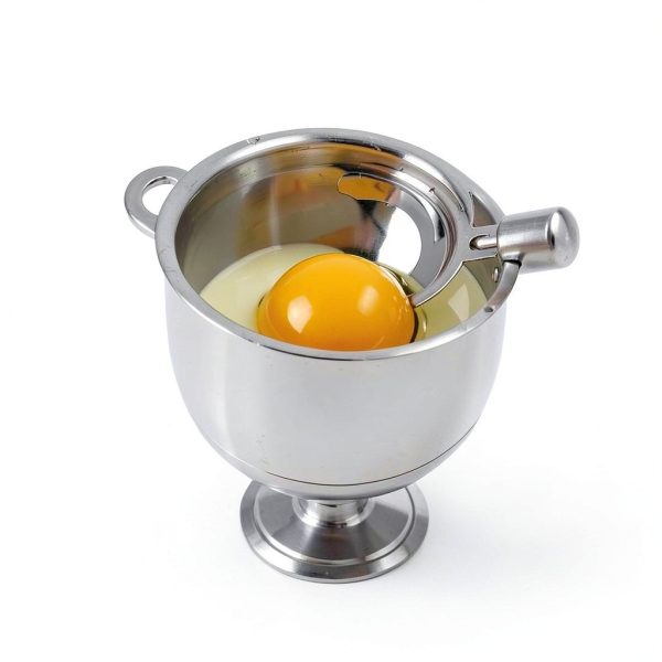 Egg Separator Qiifaiikooii Stainless Steel Tool Dishwasher Safe-2