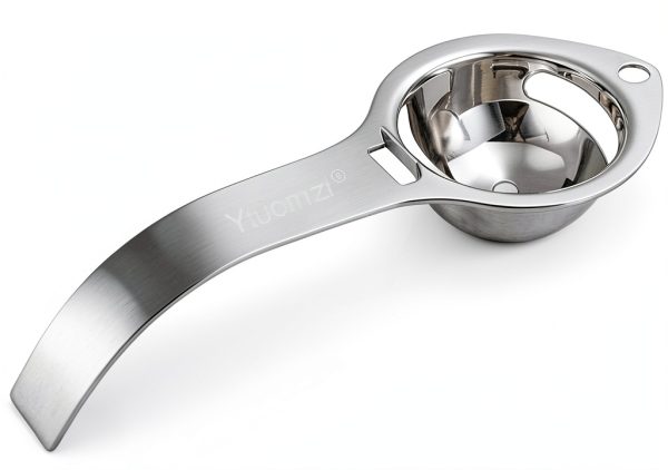 Egg Separator Ytuomzi Stainless Steel Kitchen Gadget with Grip Handle-0